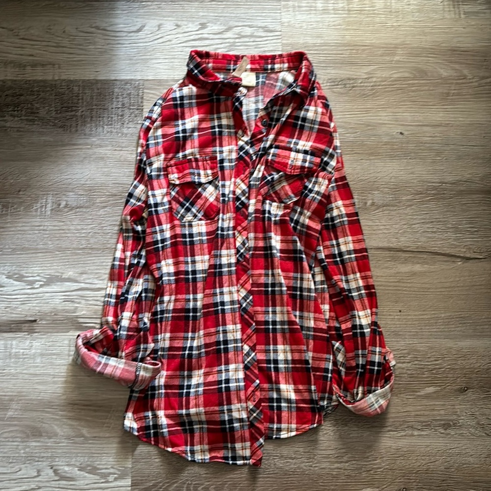 Bella D Flannel Long Sleeve